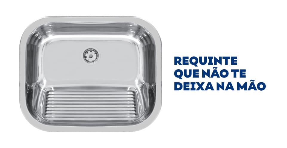 Tanque Inox Tramontina Polido 50x40x23cm 30 Litros